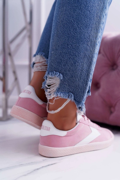 Obuwie Sportowe Damskie Big Star Różowe DD274295