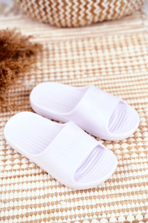 Klapki Dziecięce Młodzieżowe Big Star Białe GG374811