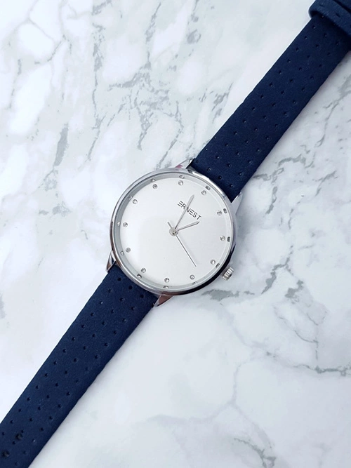 Damski Zegarek Ernest Ethienne Granatowy