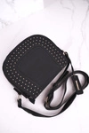 Torebka Damska Listonoszka MONNARI BAG4250-020 Czarna Zamsz