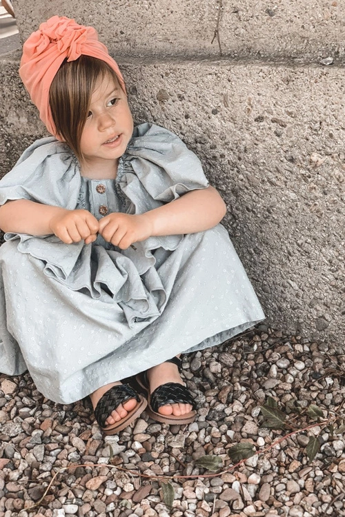 Dziecięce Sandały Z Plecionką Czarne Bailly