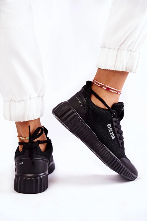 Damskie Sneakersy Big Star KK274063 Czarne