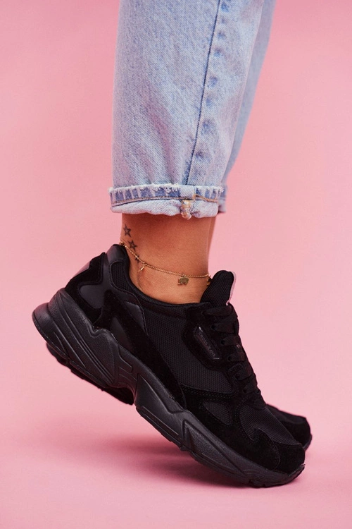 Sportowe Damskie Buty Cross Jeans Czarne FF2R4138C