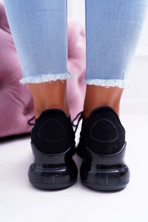 Obuwie Sportowe Damskie Czarne Hello