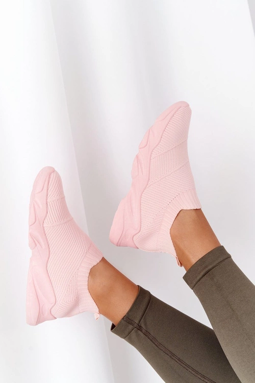 Damskie Sportowe Buty Slip-on Różowe Yoga Class