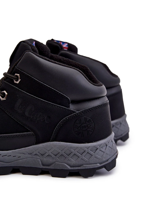 Męskie Ocieplane Botki Trapery Lee Cooper LCJ-22-01-1391 Czarne
