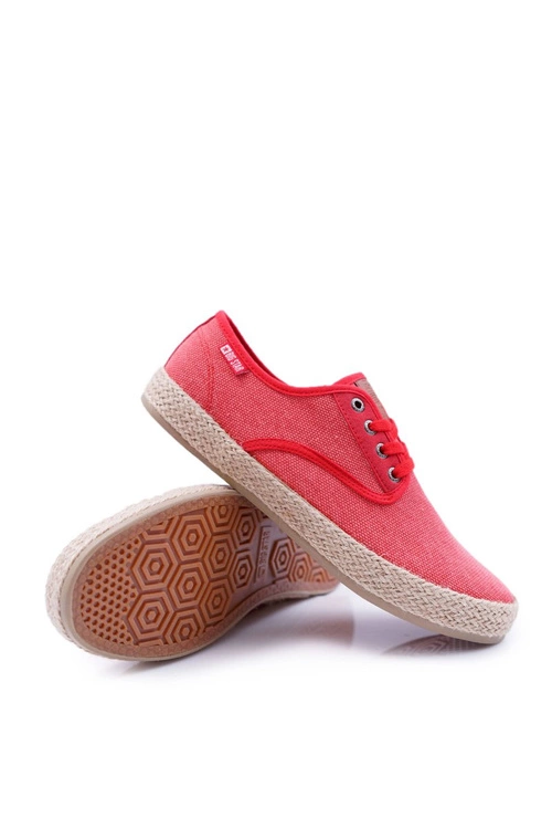 Trampki Męskie Espadryle Big Star Czerwone DD174173