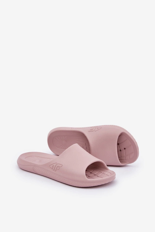 Damskie Klapki 4F 4FMM00FFLIF093A-56S Jasnoróżowe