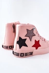 Dziecięce Wysokie Trampki Z Suwakiem BIG STAR II374030 Różowe