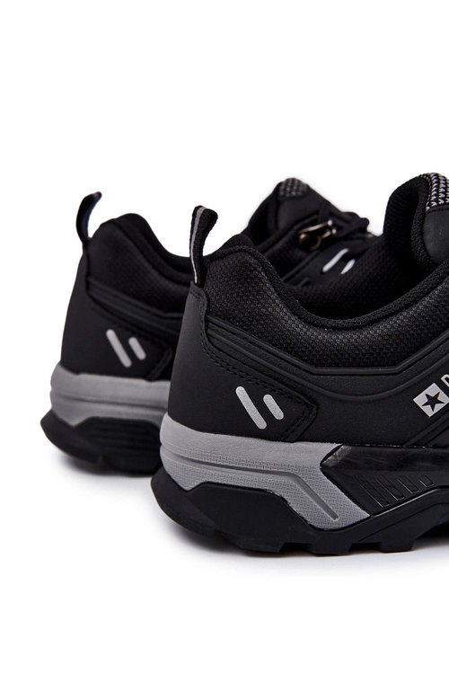 Męskie Buty Sportowe Trapery Memory Foam Big Star KK174105 Czarne