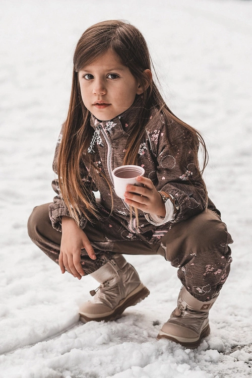 Śniegowce Dziecięce Ocieplane Na Suwak Beżowe Big Star MM374197