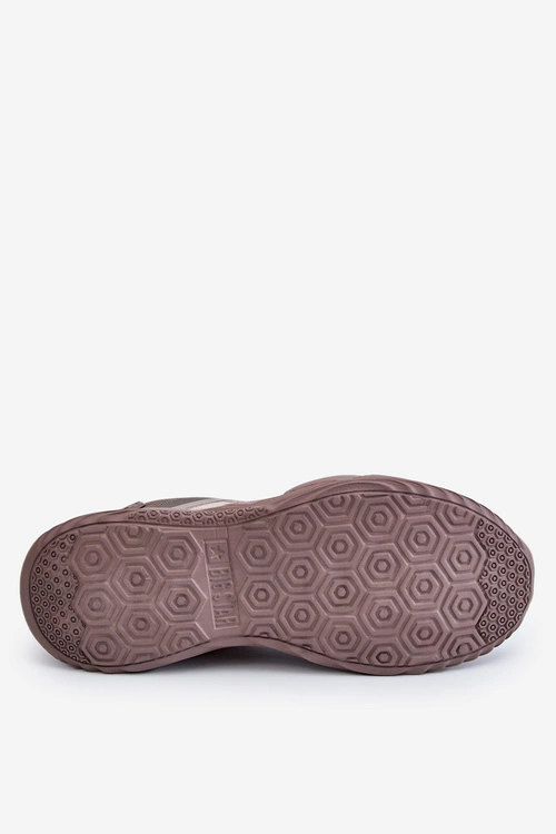 Męskie Lekkie Sneakersy Memory Foam System Big Star LL174151 Beżowe