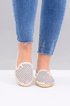 Lu Boo | Białe Ażurowe Balerinki Lordsy Stylish