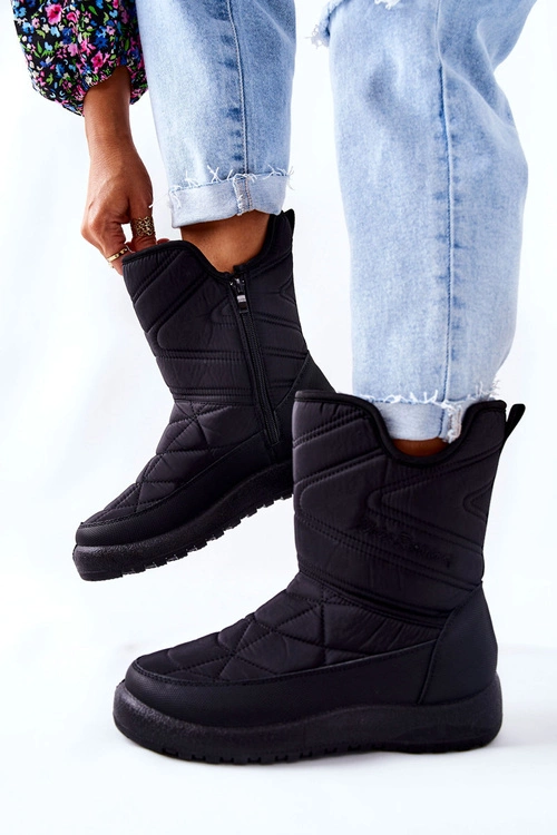 Wysokie Ocieplane Śniegowce Czarne Winessa