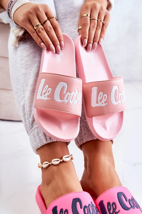 Damskie Klapki Lee Cooper LCW-22-42-0998 Różowe