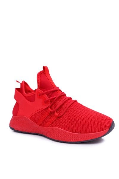 Sportowe Męskie Lekkie Buty Czerwone Regor