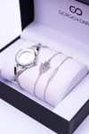 Zestaw Giorgio Dario Srebrny Zegarek Dwie Bransolety