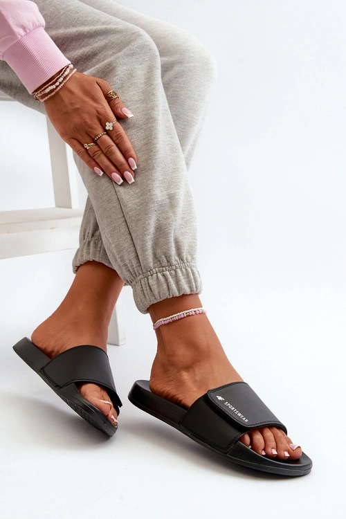 Damskie Klapki 4FMM00FFLIF031A-20S Czarne