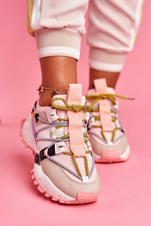 Damskie Sportowe Obuwie Różowe LA91 Be One