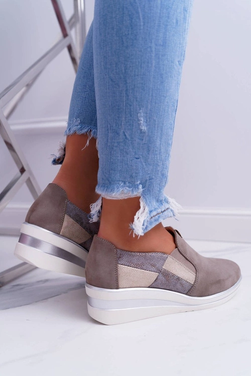 Damskie Półbuty Wsuwane Sergio Leone PB231 Coffe Sparten