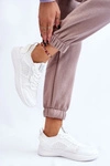 Damskie Wygodne Sneakersy Memory Foam System Big Star LL274415 Białe