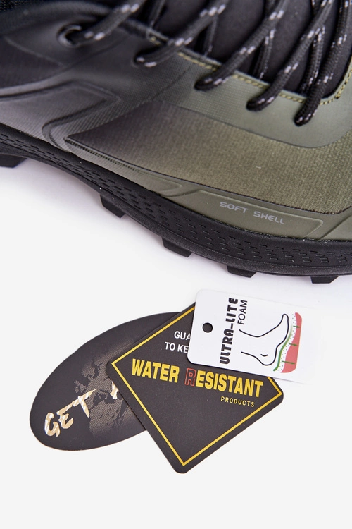 Lekkie Wodoodporne Buty Sportowe Trekkingowe Męskie McBraun Zielone