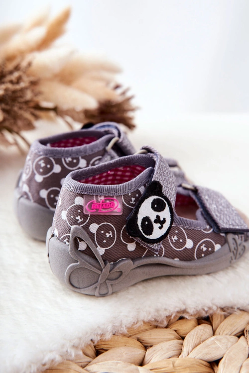 Sandałki Befado Na Rzep 342P031 Szare