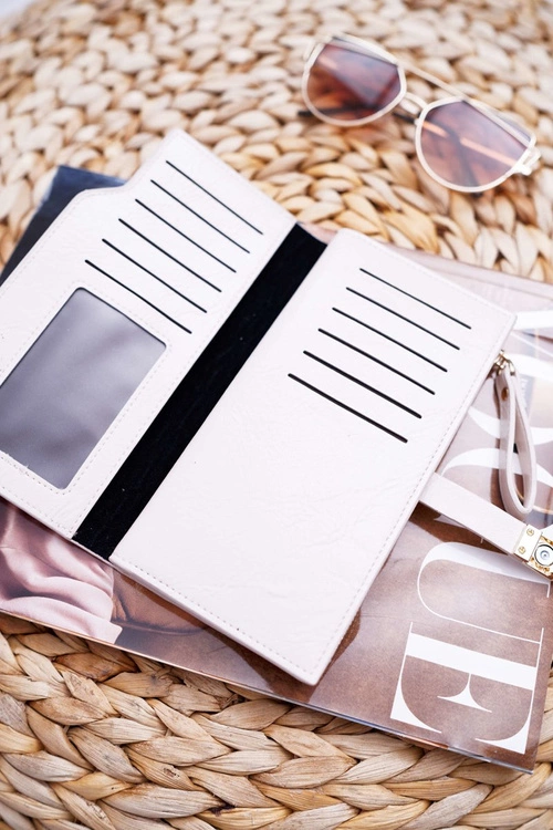 Portfel Damski Duży Beżowy AD-64