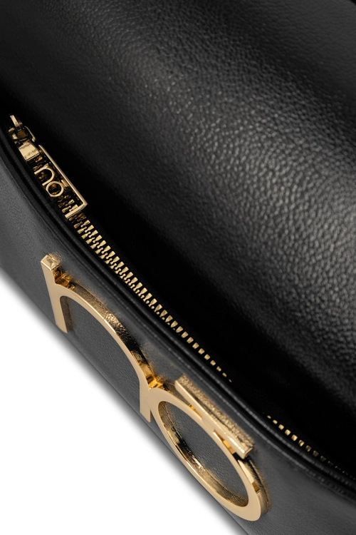 Skórzana Torebka Listonoszka NOBO NBAG-R3020-C020 Czarna