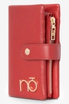 Damski Portfel Ze Skóry Naturalnej Nobo NPUR-LR0010-C005 Czerwony