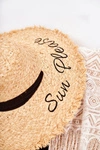 Damski Kapelusz Słomkowy Beżowy Edda
