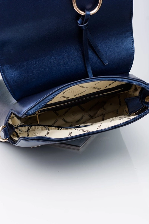 Monnari Granatowa Torebka Listonoszka