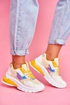 Sportowe Damskie Buty Żółte Sportivo