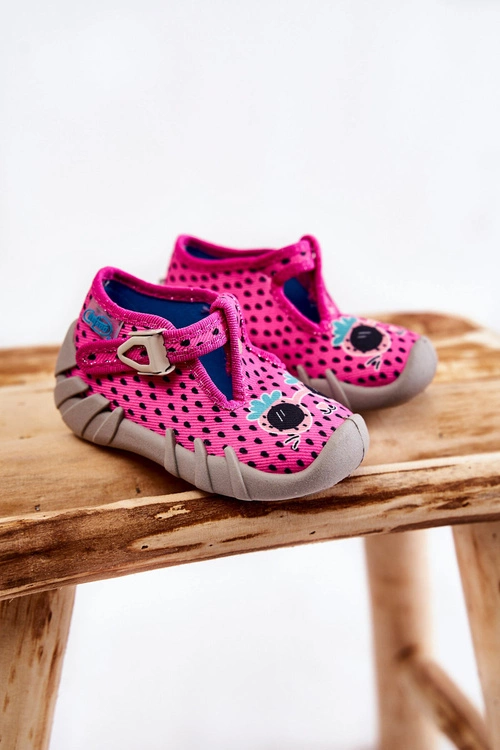 Buty Papcie Befado Truskawki 110P455 Różowe
