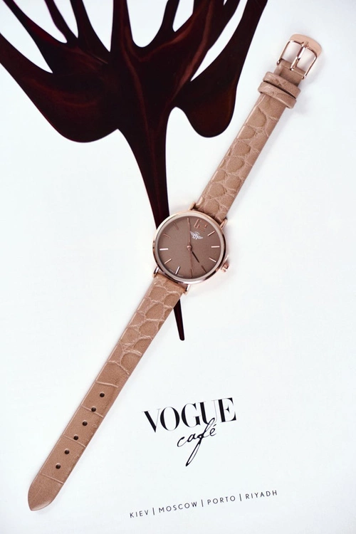 Damski Zegarek Michael John Snake Beżowy Caito