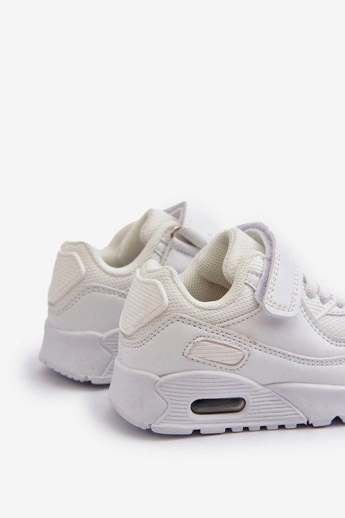 Sneakersy Dziecięce Na Rzep Białe Krissandra