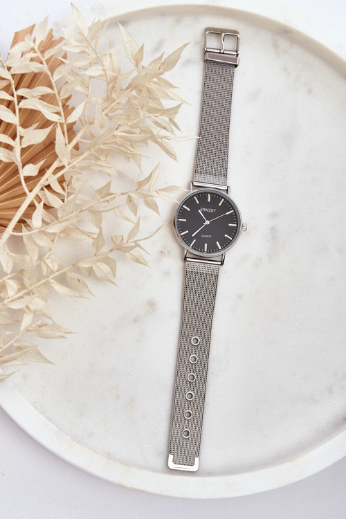 Zegarek Na Bransolecie Mesh ERNEST Srebrny
