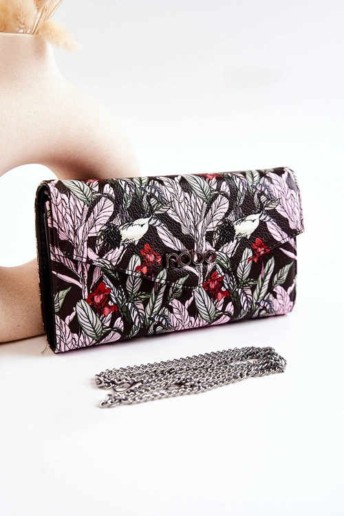 Duży Portfel Skórzany NOBO M0240-CM20 Czarny