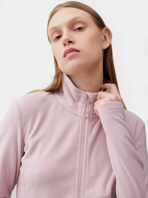 4F POLAR RÓŻOWY ZE STÓJKĄ REGULAR DAMSKI 4FSS23TFLEF049