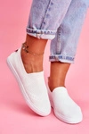 Damskie Tenisówki Slip-on Białe Big Star FF274A608