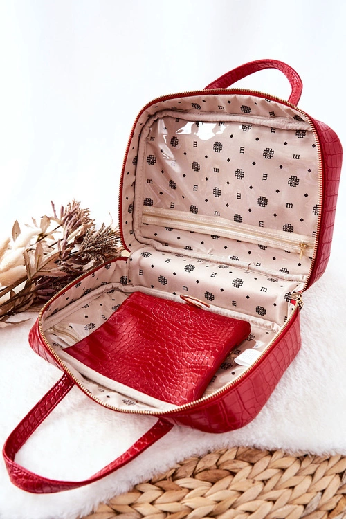 Duża Kosmetyczka Monnari CSM0080-005 Czerwona