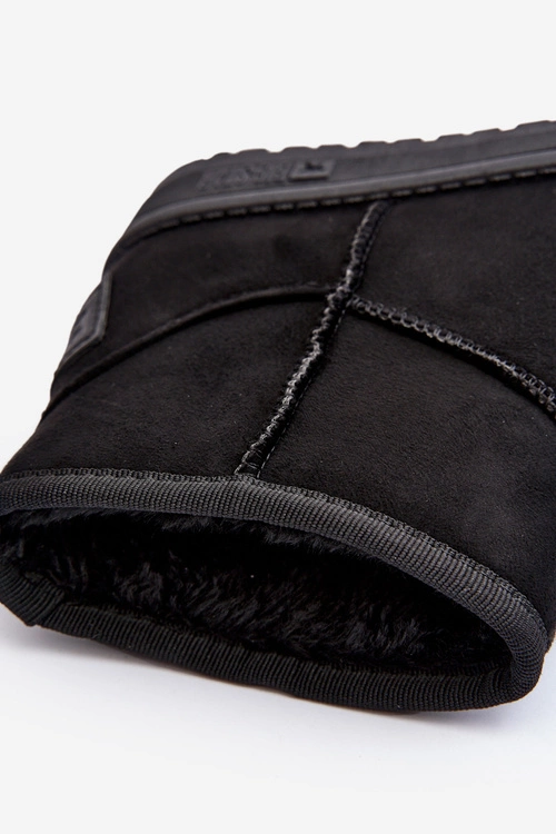 Dziecięce Śniegowce Ocieplane Czarne Big Star MM374054