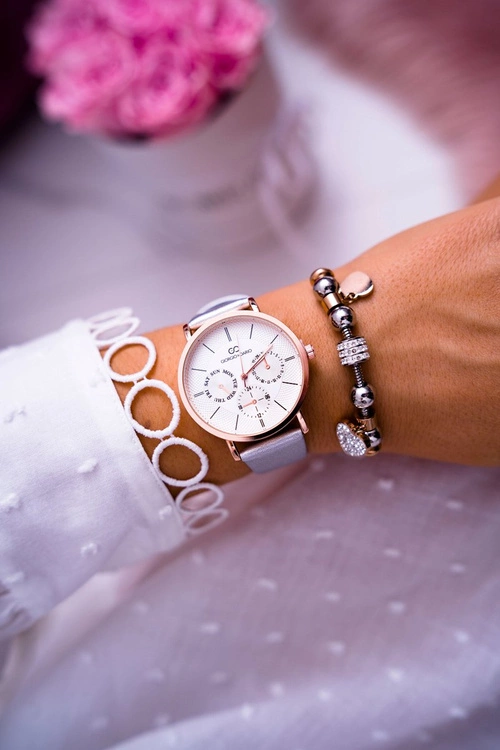 Damski Zegarek Giorgio & Dario Srebrny Ranaha