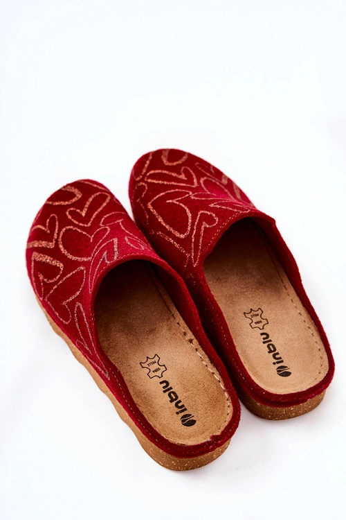 Papcie Klapki Profilaktyczne Inblu DK07-016 Czerwone