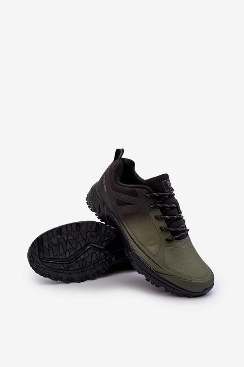 Męskie Buty Sportowe Trekkingowe Khaki Menesio