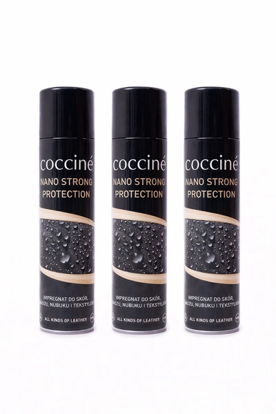 Cocciné Nano Strong Protection – impregnat do butów i odzieży | ZESTAW 3 SZTUKI