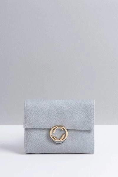 Mały Damski Szary Portfel Portmonetka