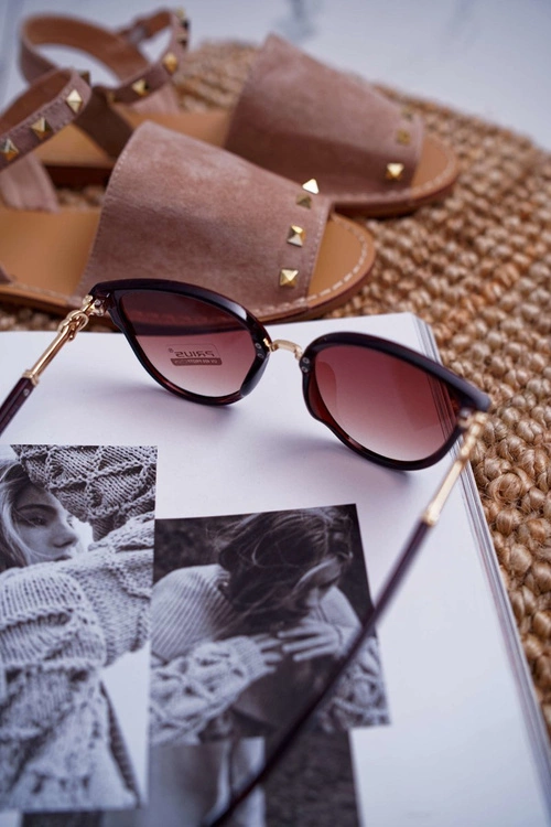 Okulary Przeciwsłoneczne Prius PR-V06 Brązowe