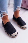 Espadryle Damskie Cross Jeans Czarne DD2R4106