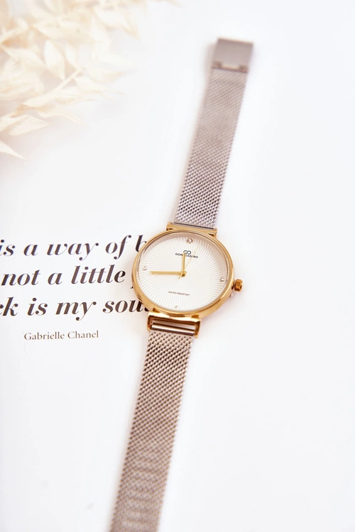 Damski Wodoodporny Zegarek Giorgio & Dario Z Bransoletą Złoto-Srebrny